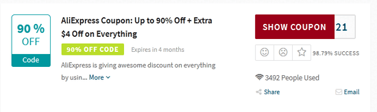AliExpress Voucher Code
