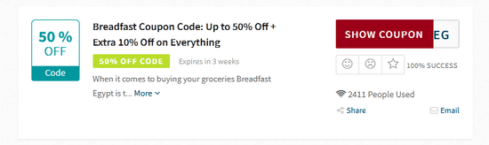 Breadfast Promo Code