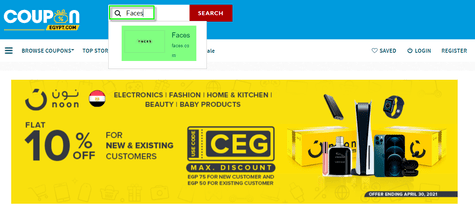 Faces Coupon.com.eg