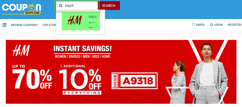 H&M Coupon.com.eg