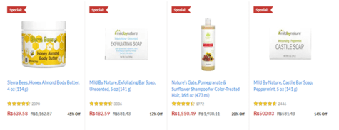 you can get soft and creamy texture skin from its gigantic range of bathing products