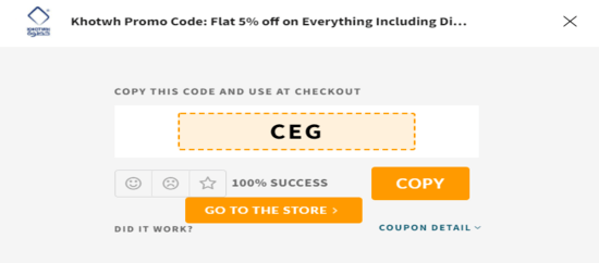 Khotwh Discount Code