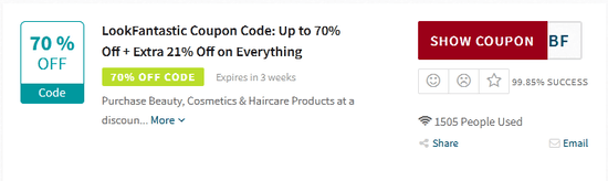 Look Fantastic Promo Code