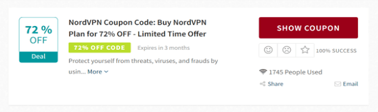 Show NordVPN Coupon