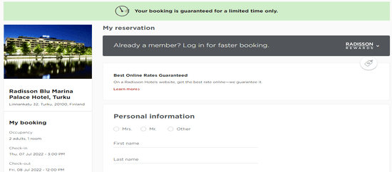Apply Radisson Hotels Promo